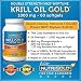 NutriGold NKO Neptune Krill Oil Gold, 1000mg, 60 Softgels (100% Pure NKO Neptune Krill Oil with Astaxanthin) #1 in Omega 3 Krill Oil Supplements