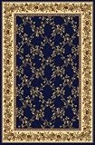 Traditional Area Rug, Radici USA Noble Collection 8'x10' Navy