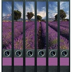 File Art - Design Etiketten - Motiv Provence - schmal