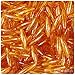 BeadTin Topaz Transparent 19mm Spaghetti Craft Beads (200pcs)