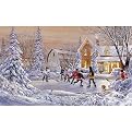 Pond Hockey Wall Mural