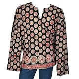 Produkt-Bild: Mens Embroidered Kurta L&auml;ssige Baumwoll-Shirt Indien Chest 116 Cms&nbsp;