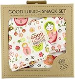 SugarBooger Set of 3 Good Lunch Snack Sack, Matryoshka Doll