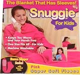Snuggie for Kids in Pink Fleece w/ Slipper Socks