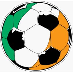 Ireland Soccer Ball Car Magnet