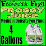 Froggys Pro Fog Juice Water Based Machine Fluid - 4 Gallon Case