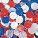 Patriotic Bubblegum Coins Candy (100 pcs)