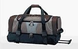 30 Rolling Duffle Bag - Chocolate/Grey (Chocolate/Grey) (30H x 14.5W x 14D)