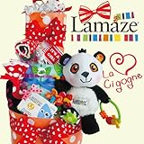 出産祝い女の子　おむつケーキ　パンダ　３段