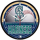 MLB Seattle Mariners Round Clock