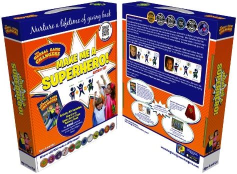 Global Game Changers Make Me a Superhero Activity Kit, Red, 26" Long