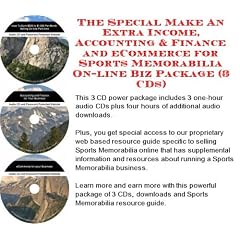 The Special Make An Extra Income, Accounting & Finance and eCommerce for Sports Memorabilia On-line Biz Package (3 CDs)