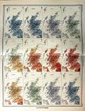 Map Scotland 1912 Monthly Average Temperature