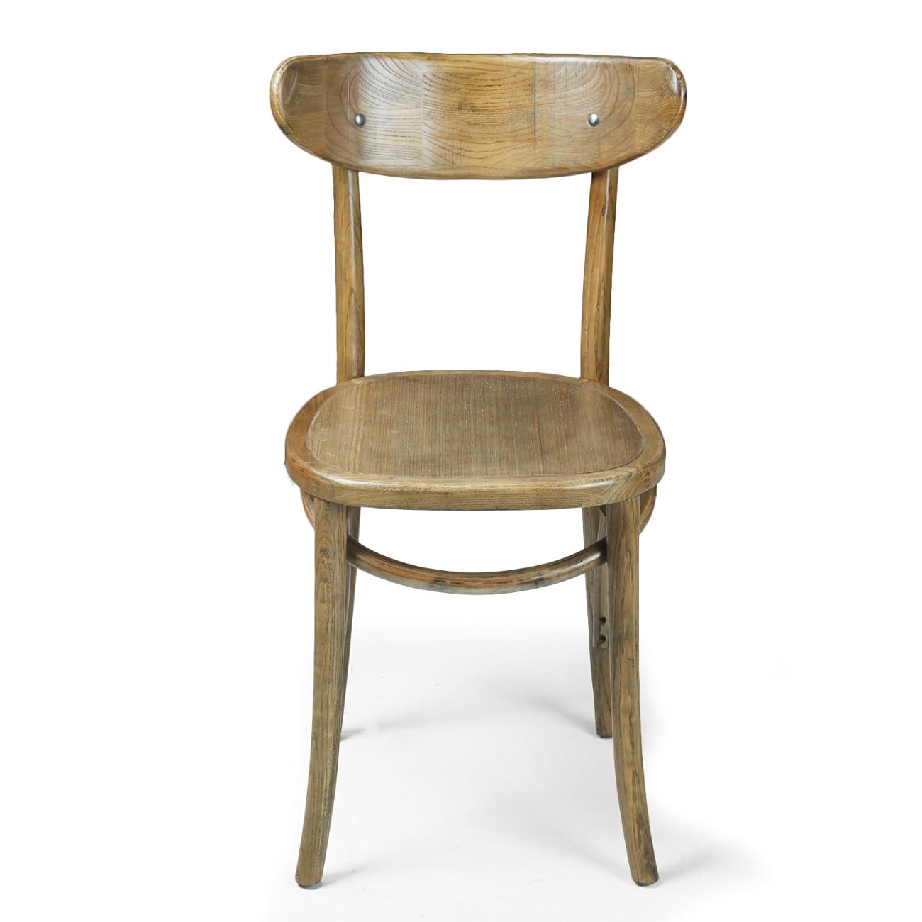 Joveco Vintage Antique Style Solid Elm Wood Dining Chair Set of 2