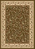 Traditional Area Rug, Radici USA Como Collection 8'x11' Sage