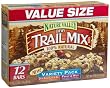 Nature Valley Chewy Trail Mix, Variety Pack of Dark Chocolate & Nut and Fruit & Nut, 12-Count Boxes (Pack of 8)