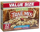 Nature Valley Chewy Trail Mix-variety Pack, Dark Chocolate & Nut and Fruit & Nut, 12-Count Boxes (Pack of 8)