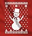 Children's Big Snowman Ugly Christmas Sweater Cute Xmas Long sleeve kids T-Shirt