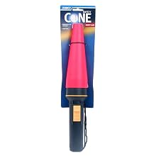 Dorcy 41-1482 Deluxe Signal Wand Flashlight with Safety Cone, 30-Lumens, Black Finish