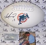 Dan Marino Autographed/Hand Signed Miami Dolphins Logo Football