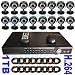CCTV Surveillance Video System 16 Channel DVR Cameras Complete System with 16 Color CMOS IR Day/Night Indoor/Outdoor Security Cameras and 16x 60ft Siamese Cables and Power Adapter Units included! Internet Access and Smartphone & 3G Mobile Phone Live View!