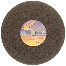 Norton Charger Portable Snagging Abrasive Wheel, Type 1, Straight, Zirconia Alumina, 5/8"-11 Arbor, 1-1/2" Diameter, 2-1/2" Thickness (Pack of 1)