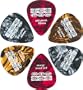 Ice Pix Stix Mini Suction Celluloid Guitar Picks Assorted Colors 6-Pack .58MM