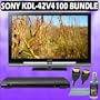 Sony Bravia V-Series KDL-42V4100 42in. 1080P LCD HDTV + Sony DVD Player Accessory Kit