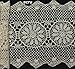Creative Linens 14x36 Crochet Lace Table Runner Beige 100% Cotton Handmade 1PC
