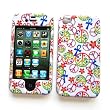 Apple iPhone 4 & 4S Snap-on Protector Hard Case Image Cover "Peace Parade" Design