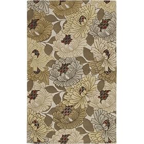 Bombay Ivory Contemporary Rug Size: 5' x 8'