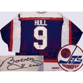 Buy Bobby Hull Winnipeg Jets NHL Hand Signed Authentic CCM Blue Jersey