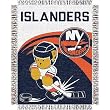 New York Islanders NHL Triple Woven Jacquard Throw (044 Series) (36X46")"