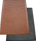 Rubber-Cal Kitchen Mat 100% Nitrile Rubber Floor Mat - 3/8inch x 3ft x 5ft