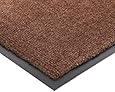 Durable Corporation Wipe-N-Walk Carpet Entrance Mat, for Indoor Areas, 24" Width x 36" Length x 3/8" Thickness, Brown