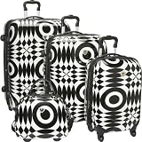 International Traveller Shiny Optical 4-Piece Luggage Set