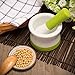 VEESUN Ceramic Mortar and Pestle With Non-Slip Detachable Silicone Base