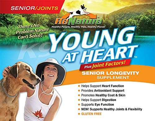 Animal Naturals K9 'Young at Heart PLUS Joint Factors' Senior Longevity Supplement, 7-Pound