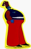 The Beatles - Kinky Boots from Yellow Submarine - Sticker / Decal (Guy with Face on his Tummy)