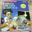 Project Kit for Kids Lights, Colors, & Optics Components & Book for 17+ Projects