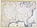 Colonial America 1718 Antique Print - Historic American Reproduction Map or Wall Art