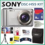 Sony DSC-H55 DSCH55 Cyber-shot® DSC-H55 14.1MP Digital Camera with G-Lens  ....