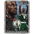 Kevin Garnett #5 Boston Celtics NBA Woven Tapestry Throw Blanket (48x60")"