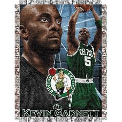 Kevin Garnett #5 Boston Celtics NBA Woven Tapestry Throw Blanket (48x60")"