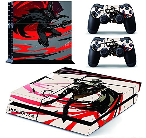 GOOOD PS4 Designer Skin Decal for PlayStation 4 Console System and PS4 Wireless Dualshock Controller - Dark Souls 3