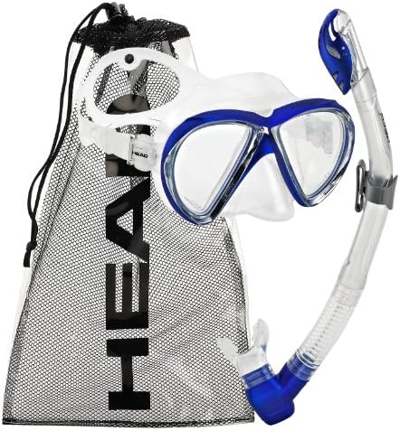 Head Scuba Snorkeling Liquidskin Mask Dry Snorkel Combo