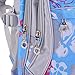 Coofit Flowers Pattern School Backpack for Girls Book Bag for College Bookbag Sky Blue