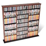 Buy Cherry Triple Width Wall Multimedia Storage Unit for CD, DVD and VHS by visiondecor Furniture