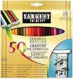 Sargent Art 22-7251 Colored Pencils, Pack of 50, Assorted Colors