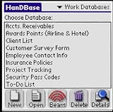 HanDBase for Palm OS